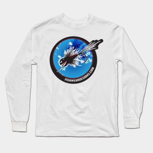 Psycho Nyph Fly Fishing Design Long Sleeve T-Shirt